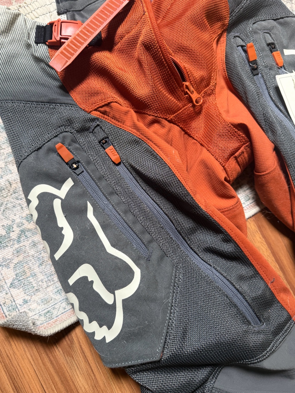 Fox Legion Racing Motocross Pants - Charcoal & Rust - Picture 7 of 9